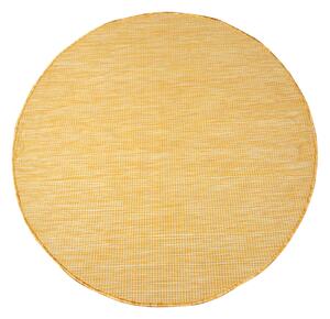 Dekorstudio Šnúrkový okrúhly koberec PALM 2778 - žltý Priemer koberca: 120cm