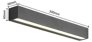 Arcchio LED vonkajšie nástenné svietidlo Lengo, CCT, 50 cm, 2 svetlá