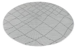 Dekorstudio Šnúrkový okrúhly koberec PALM 3526 - antracitový Priemer koberca: 120cm