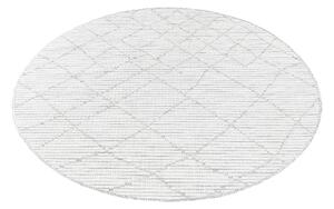 Dekorstudio Šnúrkový okrúhly koberec PALM 3526 - sivý Priemer koberca: 120cm