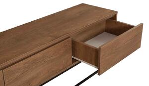 Dizajnový TV stolík Balwina II 180 cm vzor orech