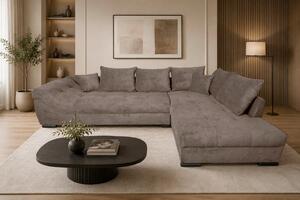 ROHOVÁ SEDAČKA, textil, hnedá P & B - Sedačky, Online Only