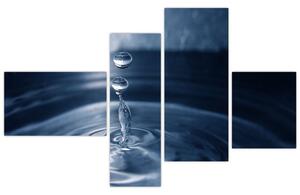 Obraz kvapky vody (Obraz 110x70cm)