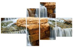 Obraz tečúcej vody (Obraz 110x70cm)