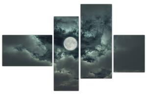 Obraz mesiace a mrakov (Obraz 110x70cm)