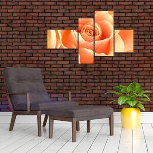 Obraz oranžové ruže (Obraz 110x70cm)