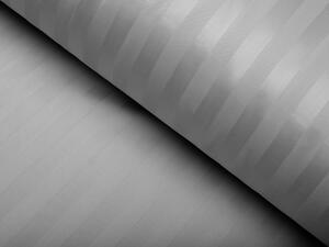 Biante Damašková obliečka na vankúš Atlas Grádl sivé pásiky 22 mm DM-009 70 x 90 cm