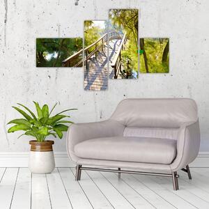 Moderné obraz - most cez vodu (Obraz 110x70cm)