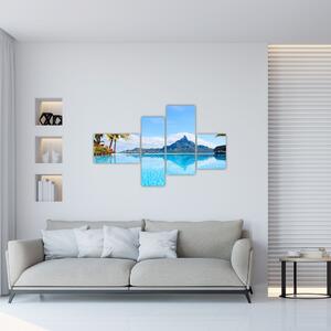 Moderný obraz - raj pri mori (Obraz 110x70cm)