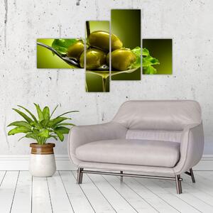 Obrazy do kuchyne - olivy (Obraz 110x70cm)