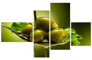 Obrazy do kuchyne - olivy (Obraz 110x70cm)