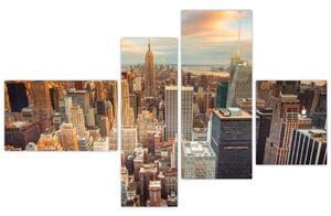 Moderný obraz do bytu - mrakodrapy (Obraz 110x70cm)