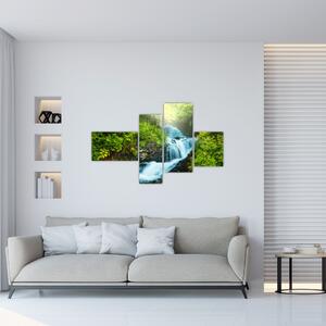 Horská riečka - moderný obraz (Obraz 110x70cm)