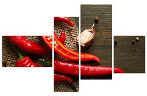 Obraz - chilli papriky (Obraz 110x70cm)