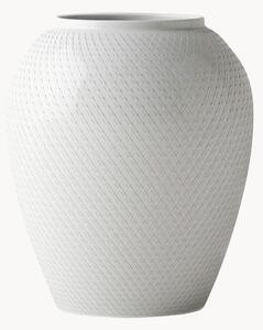 Ručne vyrobená porcelánová váza Rhombe, V 25 cm