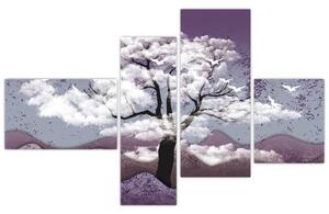 Abstraktný obraz stromu (Obraz 110x70cm)