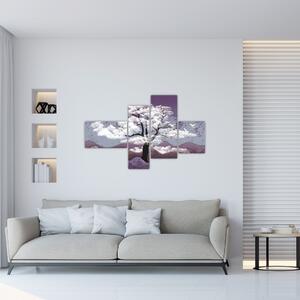 Abstraktný obraz stromu (Obraz 110x70cm)
