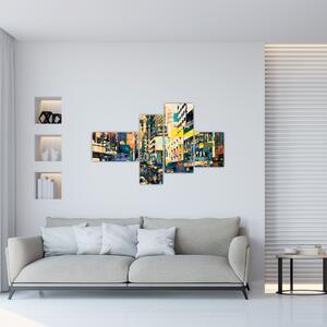 Moderný abstraktný obraz (Obraz 110x70cm)