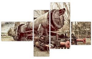 Obraz lokomotívy (Obraz 110x70cm)