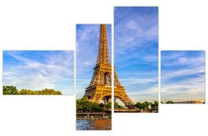 Obraz: Eiffelova veža, Paríž (Obraz 110x70cm)