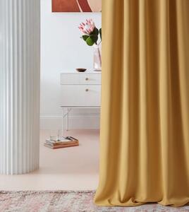 Luxusný horčicový zatemňovací záves do interiéru 140x260 cm Horčicová