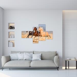 Moderný obraz koní (Obraz 110x70cm)