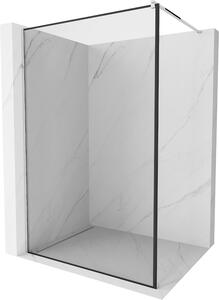 Mexen Kioto sprchová zástena 50x200 cm 8 mm, chrómový profil, sklo čierny rám, 800-050-101-01-70
