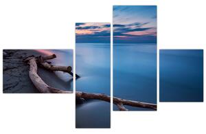 Obraz - večer pri jazere (Obraz 110x70cm)