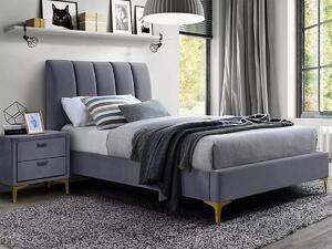 AMI nábytok Čalúnená posteľ Vision Velvet 90x200 cm barvy