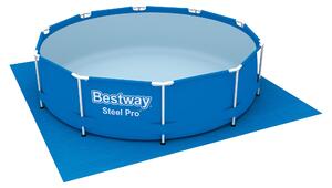 Bestway 58001 / 24, Podložka, Modrá, Polyetylen, Nadzemný bazén, Nafukovací bazén, Štvorec, Fits 3.05m (10') Fast Set Pools and 3.05m (10') Steel Pro Max Pools and 3.05m (10') Steel Pro