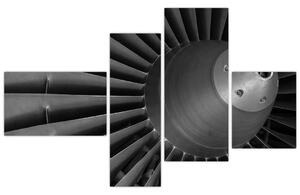Detail turbíny - obraz (Obraz 110x70cm)