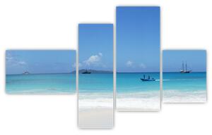 Obraz - piesočná pláž (Obraz 110x70cm)