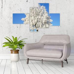 Zasnežený strom - obraz (Obraz 110x70cm)