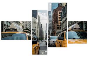 Obraz New-York - žlté taxi (Obraz 110x70cm)