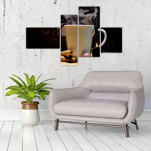 Obraz do kuchyne - šálku s kávou (Obraz 110x70cm)