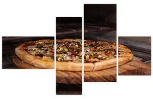 Obraz pizza - obraz do kuchyne (Obraz 110x70cm)