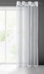 Biela záclona na krúžkoch AIDEN 140x250 cm