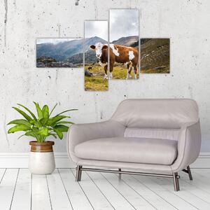 Obraz kravy na lúke (Obraz 110x70cm)