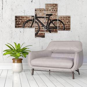 Obraz starého bicykla (Obraz 110x70cm)