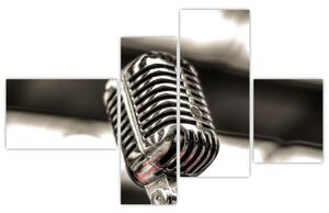Obraz mikrofónu (Obraz 110x70cm)