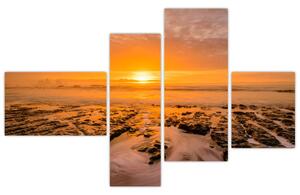 Obraz zapadajúceho slnka (Obraz 110x70cm)
