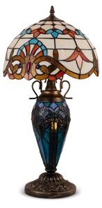 Brilagi - Tiffany vitrážová stolná lampa MIRABELLA 1xE27/60W/230V + 1xE14/40W