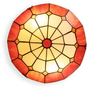 Brilagi - Tiffany vitrážové stropné svietidlo SIENNA 2xE27/60W/230V priemer 40 cm