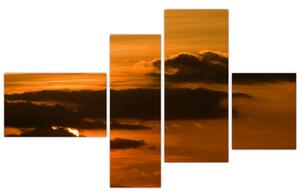 Západ slnka - moderné obrazy (Obraz 110x70cm)