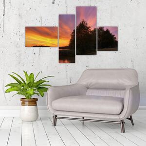 Farebný západ slnka - obraz (Obraz 110x70cm)