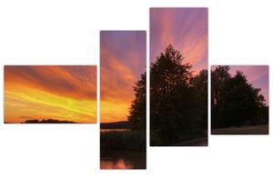 Farebný západ slnka - obraz (Obraz 110x70cm)