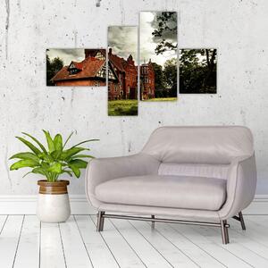 Tehlový dom - obraz (Obraz 110x70cm)