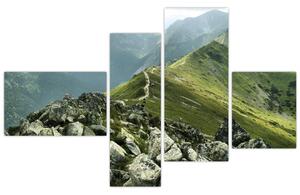 Hrebeň hôr - moderné obrazy (Obraz 110x70cm)