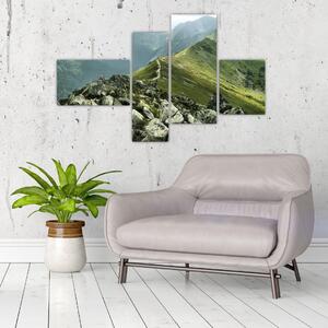 Hrebeň hôr - moderné obrazy (Obraz 110x70cm)
