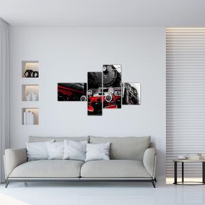 Stará lokomotíva - obraz (Obraz 110x70cm)